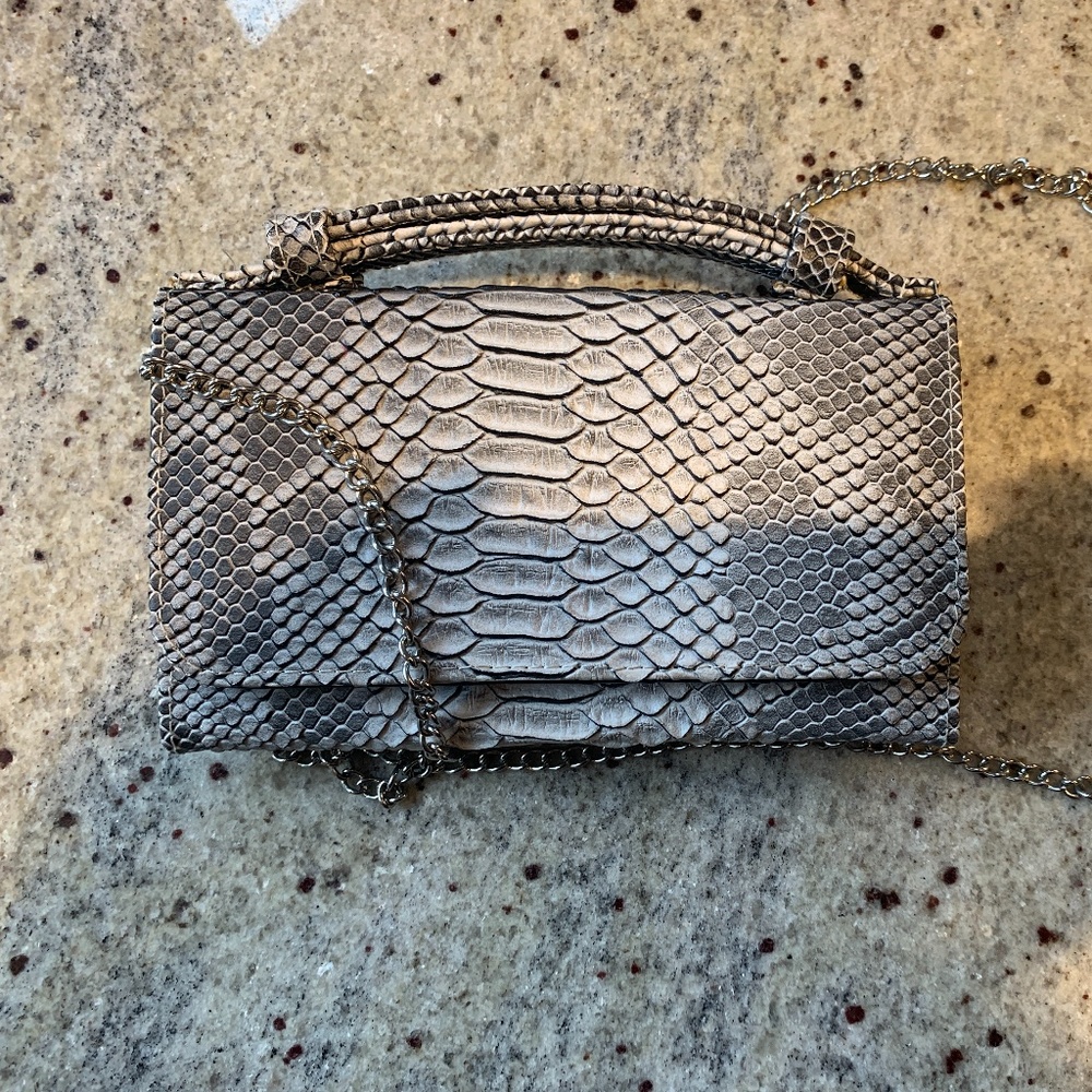 Fun Faux Snake Skin Crossbody Purse